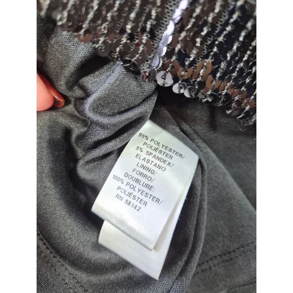 Y2K Cowboy Chic Glam Sequin Crop Top Sparkly Party Clubwear by Muse sz 16 #2173 - Picture 6 of 7